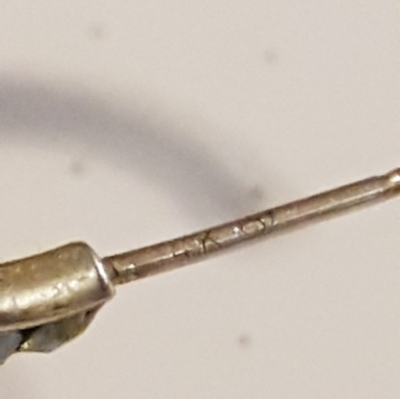 14k Australian Crystal Hoops - Picture 6 of 17